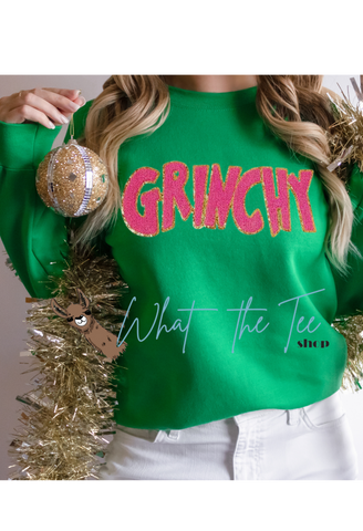 Grinchy Christmas Cozy Pullover Crewneck