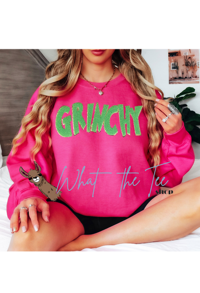 Grinchy Christmas Cozy Pullover Crewneck