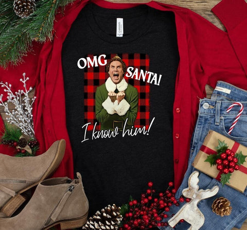 I know Santa Graphic Tee